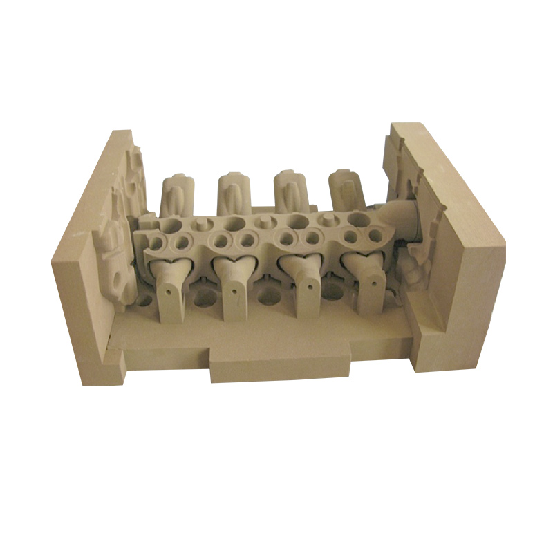 發動機缸蓋氣道、水套組合