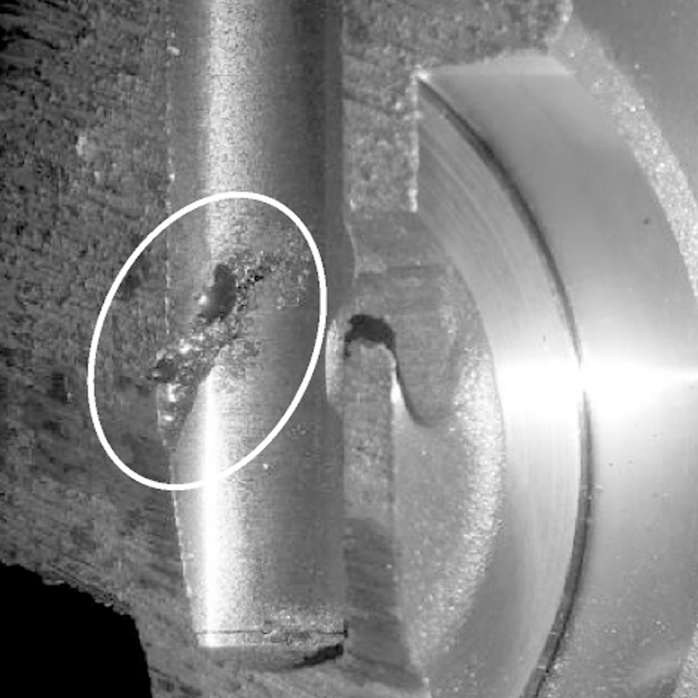 Problemas de cavidad por contracción de colada